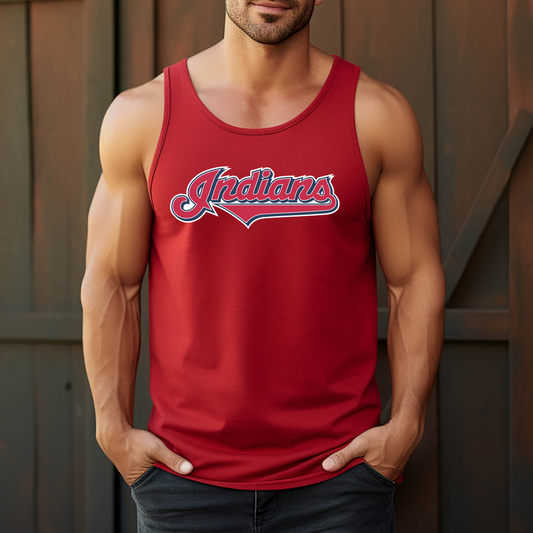 SM Indians Tank Top - Red