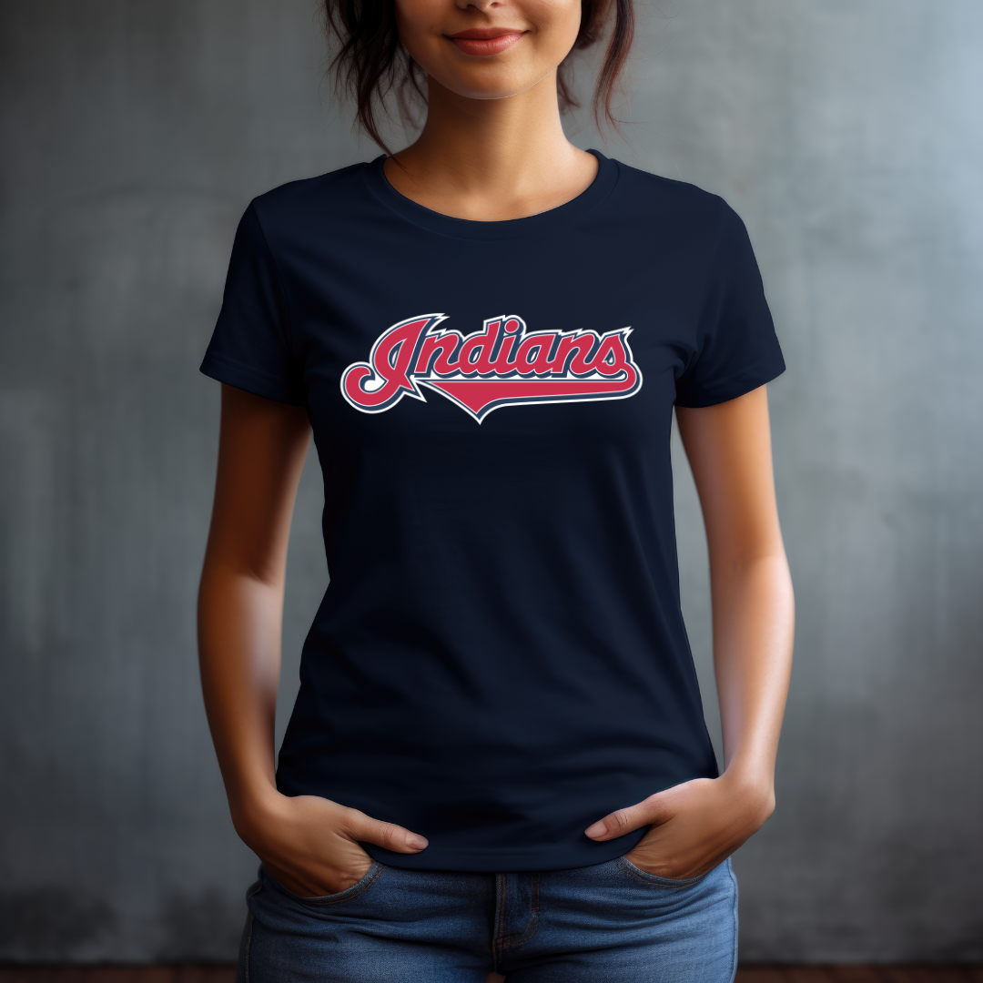 SM Indians T Shirt - Navy Blue